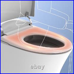 1.27GPF Bidet Toilet Automatic Flush Heated Seat WithWarm Water Dryer Pre-Wet