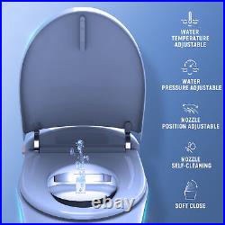 1.27GPF Bidet Toilet Automatic Flush Heated Seat WithWarm Water Dryer Pre-Wet