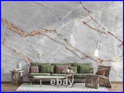 3D Marble Texture Golden Lines Self-adhesive Removable Wallpaper Murals Wall 302