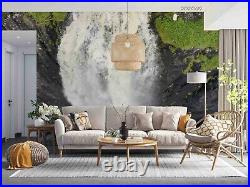 3D Mountain Waterfall Self-adhesive Removable Wallpaper Murals Wall 324