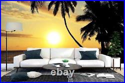 3D Sunset Sky Sea Landscape Self-adhesive Removable Wallpaper Murals Wall 461