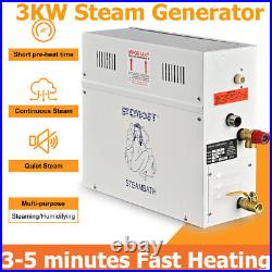 9KW Steam Generator Steam Bath Machine Sauna SPA Room Wet Steam Machine