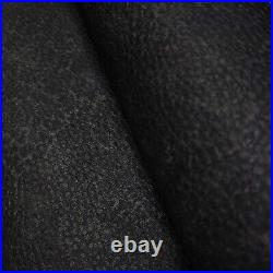 Black charcoal heavy vinyl Romo Soho faux leather textured modern wallpaper roll