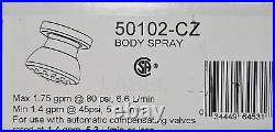 Delta 50102-CZ Singe Function Round Brass Shower Body Spray, Champagne Bronze