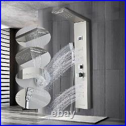 ELLO&ALLO Shower Panel Tower System Wall Mounted Shower Massage Body Spray Jets