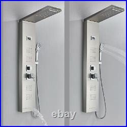 ELLO&ALLO Shower Panel Tower System Wall Mounted Shower Massage Body Spray Jets