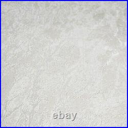 Embossed Ivory Off white faux plaster texture modern textured wallpaper rolls 3D