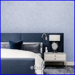 Embossed Modern Baby blue faux fish scale textured contemporary wallpaper roll
