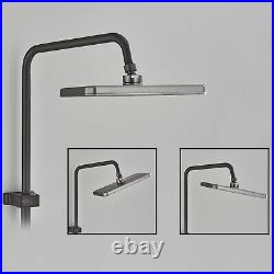 Exposed Shower Faucet Set Shower System With Temperature Display With Valve