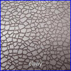 Glassbeads sparkle bronze metallic fractal cracks geo lines textured Wallpaper