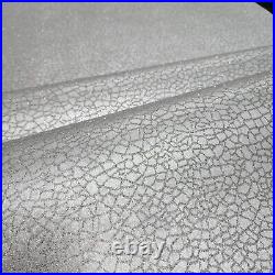 Glassbeads sparkles Silver metallic fractal cracks geo lines textured Wallpaper