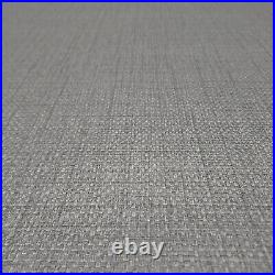 Gray faux weave lines Woven Raffia tarpaulin fabric textured modern wallpaper 3D