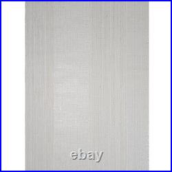 Grayish tan off white cream striped faux sackcloth grasscloth textured wallpaper