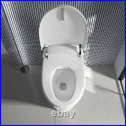 HOROW 1/1.27 GPF Modern Bidet One-Piece Toilet Elongated Soft Close Seat Pre-Wet