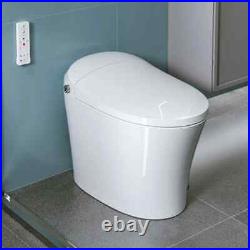 HOROW Smart Toilet with Heated Bidet Instant Warm Water Pre-Wet 1/1.27 GPF