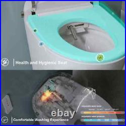 HOROW Smart Toilet with Heated Bidet Instant Warm Water Pre-Wet 1/1.27 GPF