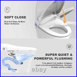 HOROW T15 Smart Bidet Toilet ADA Height 17.5 WithRoom Temp Wash Foot/Auto Flush