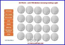 HY 20 Pack 10 LED Ceiling Light Motion Sensor Pre-Installed