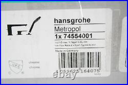 Hansgrohe 74554821 Metropol Modern 1 Handle 13 inch Wide Roman Tub Filler
