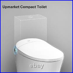 Heated Toilet Modern Smart Toilet Automatic Flushing One Piece Pre-Wet Toilet