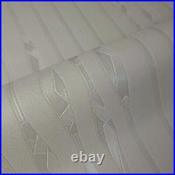 Herringbone Zig zag lines Chevron Beige Cream metallic textured Wallpaper rolls