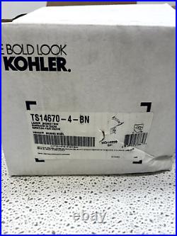 Kohler Loure Single Handle Rite-Temp Valve Trim K-TS14670-4-BN READ