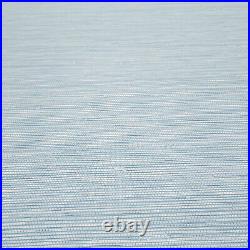 Light Banni blue heavy vinyl faux grasscloth textured plain wallpaper modern 3D