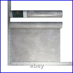 Modern Plain Gray silver metallic industrial faux concrete contemporeryWallpaper