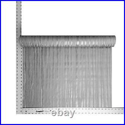 Modern Plain Silver gray metallic faux fabric worn lines textured wallpaper roll
