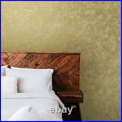 Modern Textured plain gold metallic glitter Wallpaper faux fabric worn textures