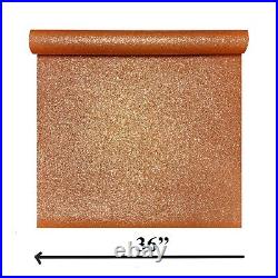 Modern orange Natural Real Terra Mica Stone Wallpaper rolls Plain Glitter effect