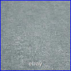 Modern slate blue faux sisal grasscloth fabric plaster textured wallpaper rolls