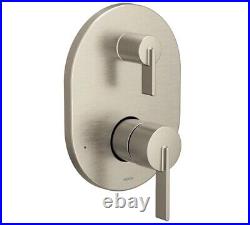 Moen UT3331BN Cia Transfer Valve Trim Only with Double Lever In Brushed Nickel