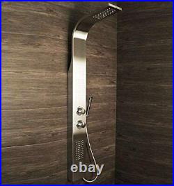 Shower Panel Column Tower with Body Jets Waterfall Bathroom Thermostatic Manual