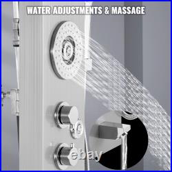 Shower Panel Tower Rain Waterfall Massage Body System Mix Tap 9i n1