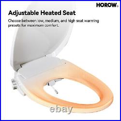 Smart Bidet One-Piece Toilet Elongated Auto Flush Heated Seat Pre-Wet dry