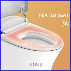Smart Bidet Toilet Instant Warm Water Smart Functions Pre-Wet with Soft Close Lid