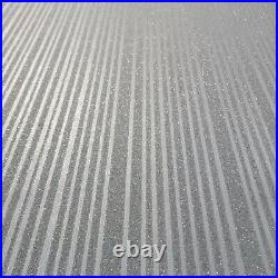 Striped Glitter sparkle Glassbeads gray silver metallic lines Modern Wallpaper