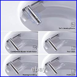 T20 Smart Bidet Toilet Auto/ Foot flush Warm Water PRE-WET Dryer Night light