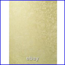 Textured plain Yellow Brass gold metallic Wallpaper faux fabric worn textures 3D