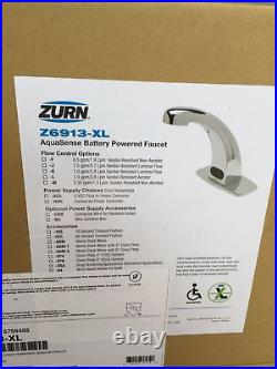 Zurn Z6913-XL Batter Powered Single Hole XL Faucet NEW FREE SHIPPING